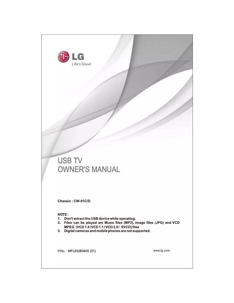 Image de la première page du manuel de l'appareil 21SB3RV4TP