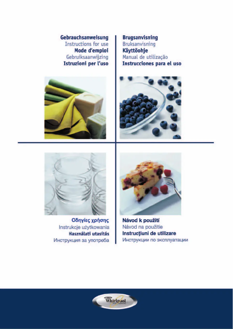 Page n°1 - Manuel utilisateur Whirlpool ARC 7558 W