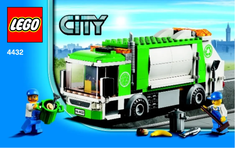 Page 1 de la notice Manuel utilisateur Lego Garbage Truck