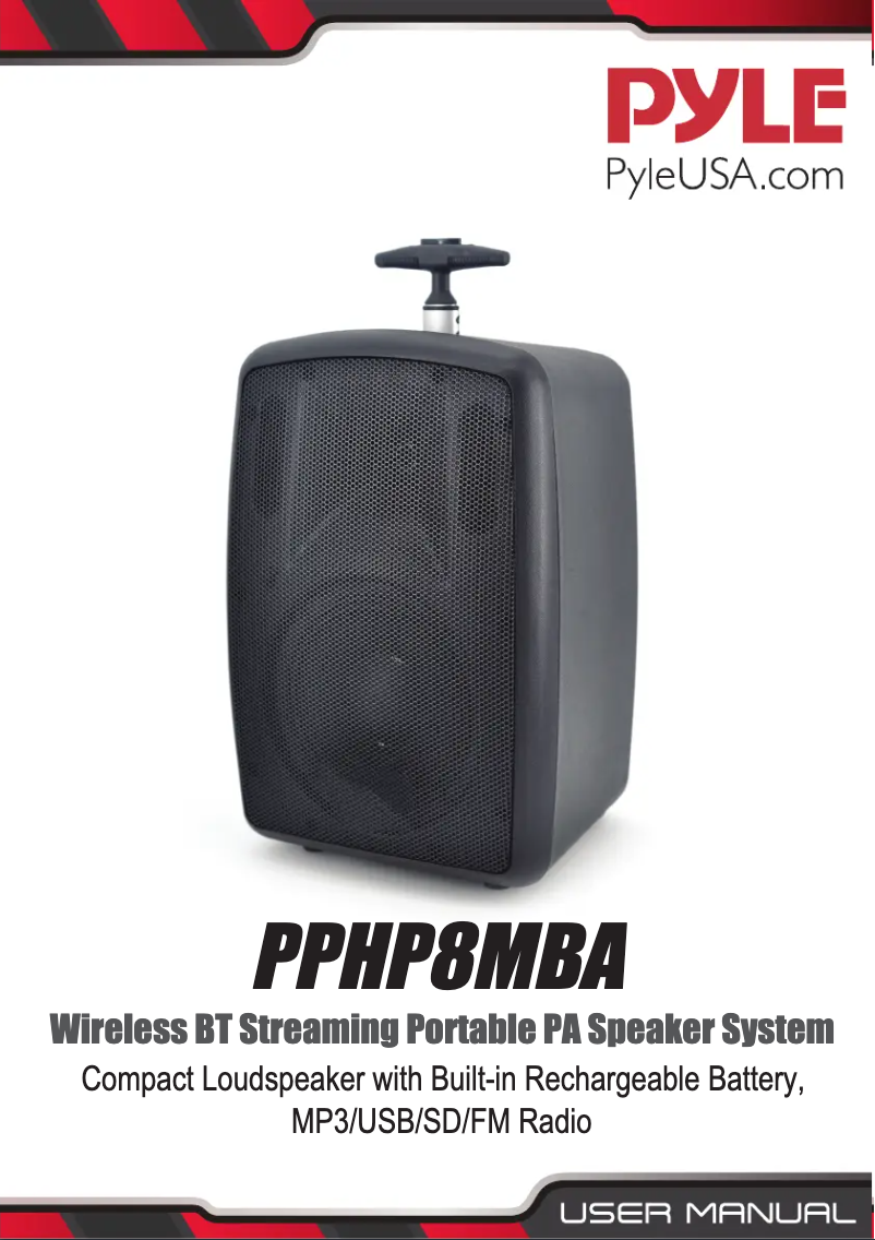 Image de la première page du manuel de l'appareil PPHP8MBA.5