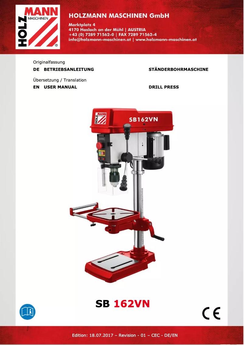 Image de la première page du manuel de l'appareil SB 162VN