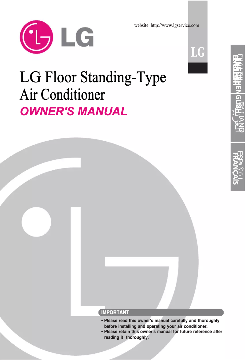 Page 1 de la notice Manuel utilisateur LG TPNH808FLA0