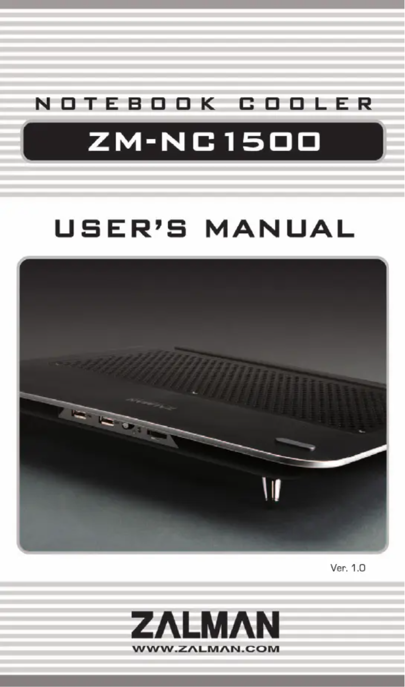 Page 1 de la notice Manuel utilisateur Zalman ZM-NC1500