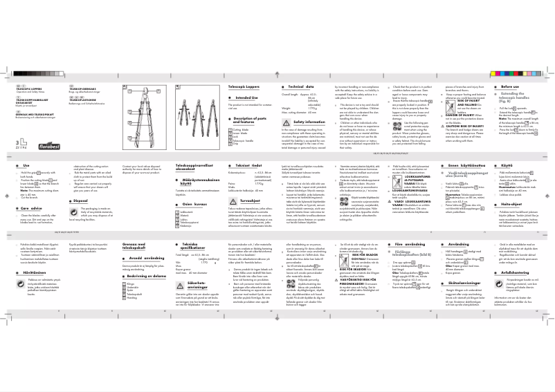 Image de la première page du manuel de l'appareil Z31194