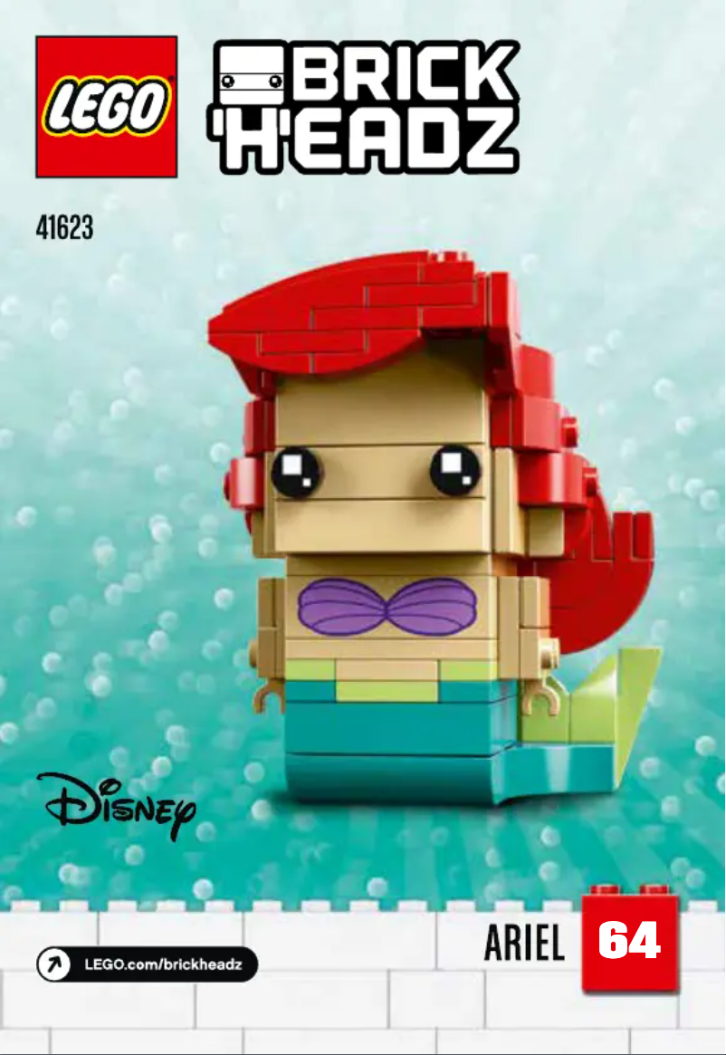 Page n°1 - Manuel utilisateur Lego Brickheadz 41623