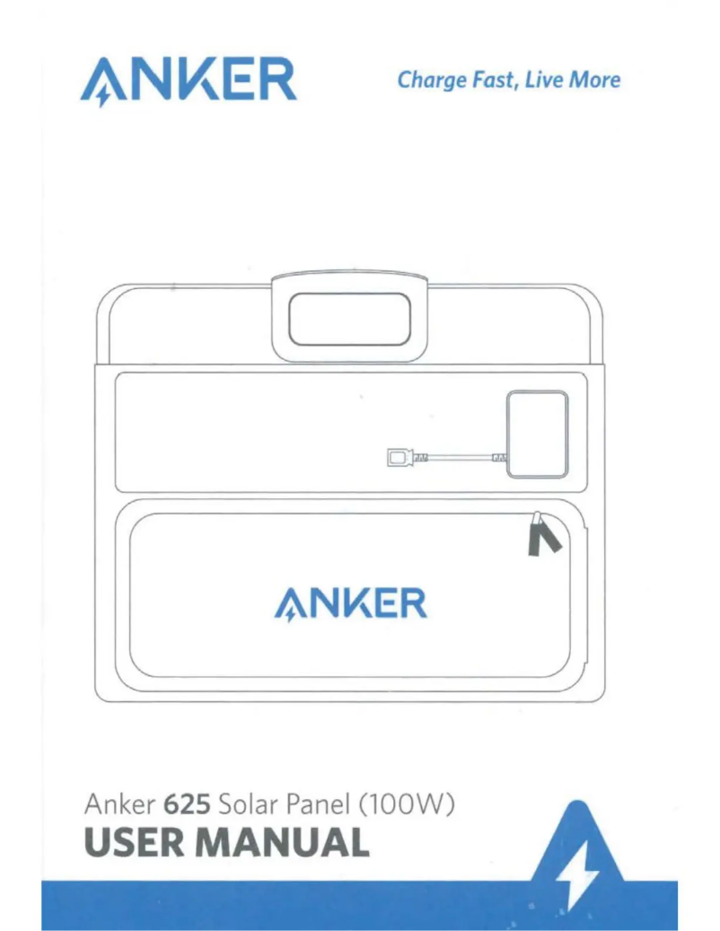 Page 1 de la notice Manuel utilisateur Anker 625