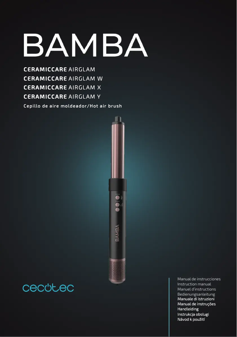 Image de la première page du manuel de l'appareil Bamba CeramicCare AirGlam
