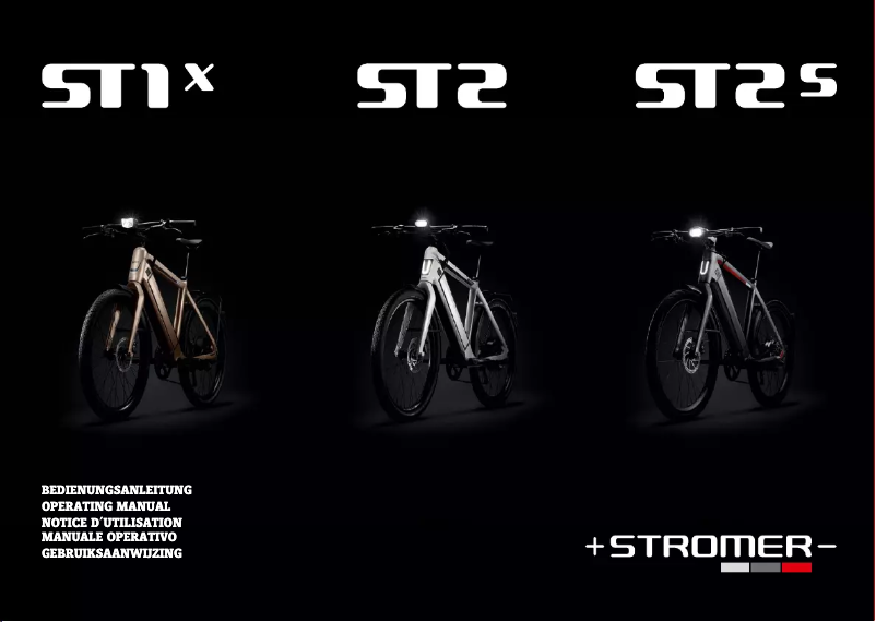 Page 1 de la notice Manuel utilisateur Stromer ST2