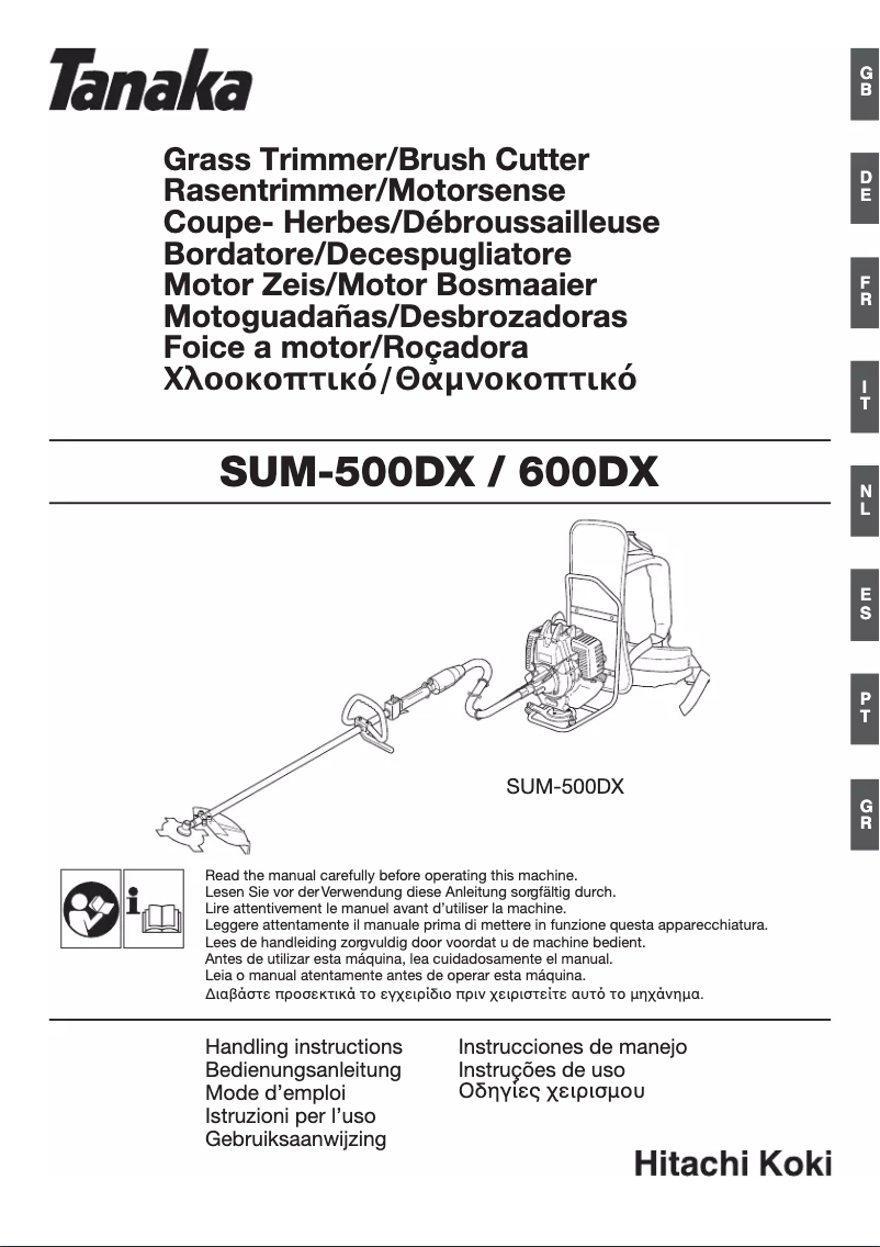 Page 1 de la notice Manuel utilisateur Tanaka SUM-500DX