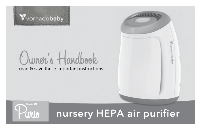 Página 1 del manual Manual de usuario Vornado Purio Nursery