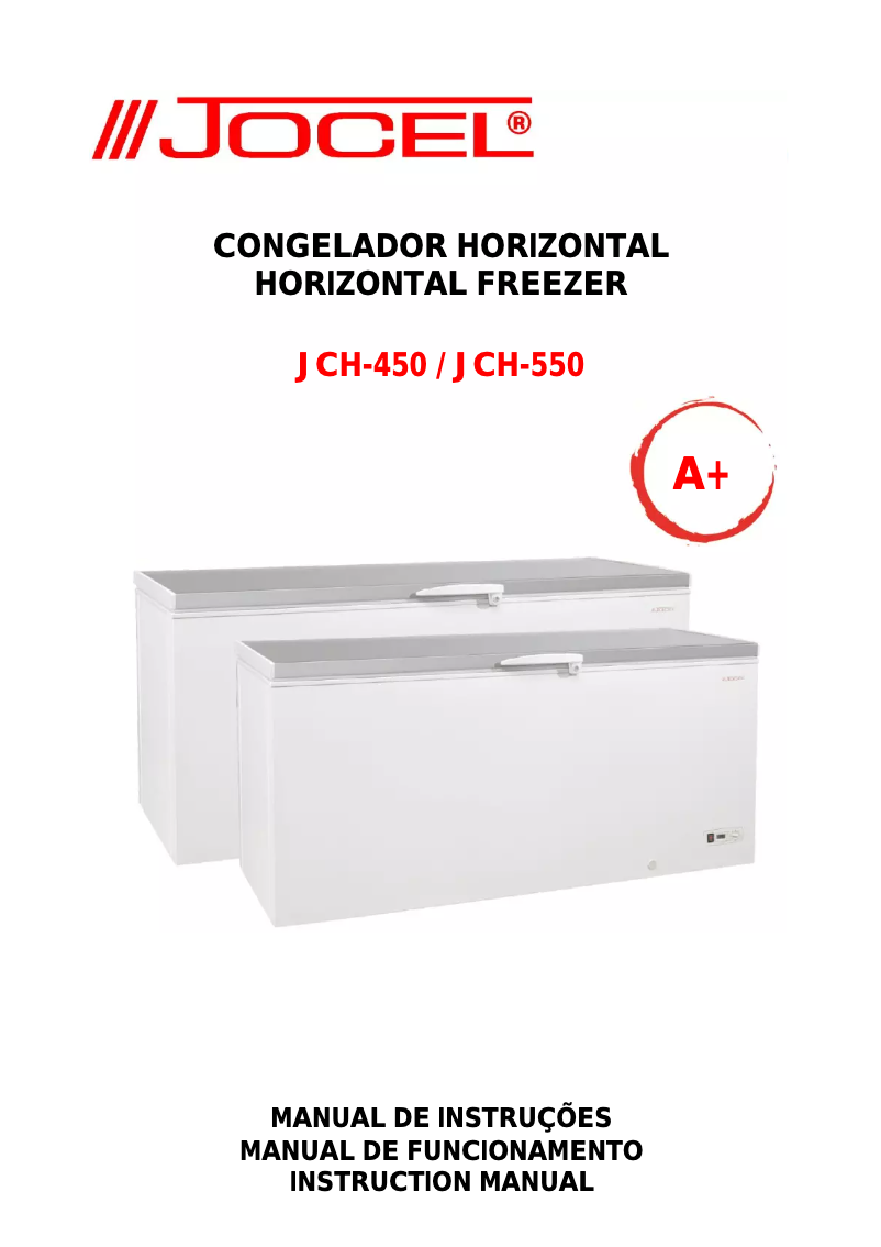 Page 1 de la notice Manuel utilisateur Jocel JCH-450