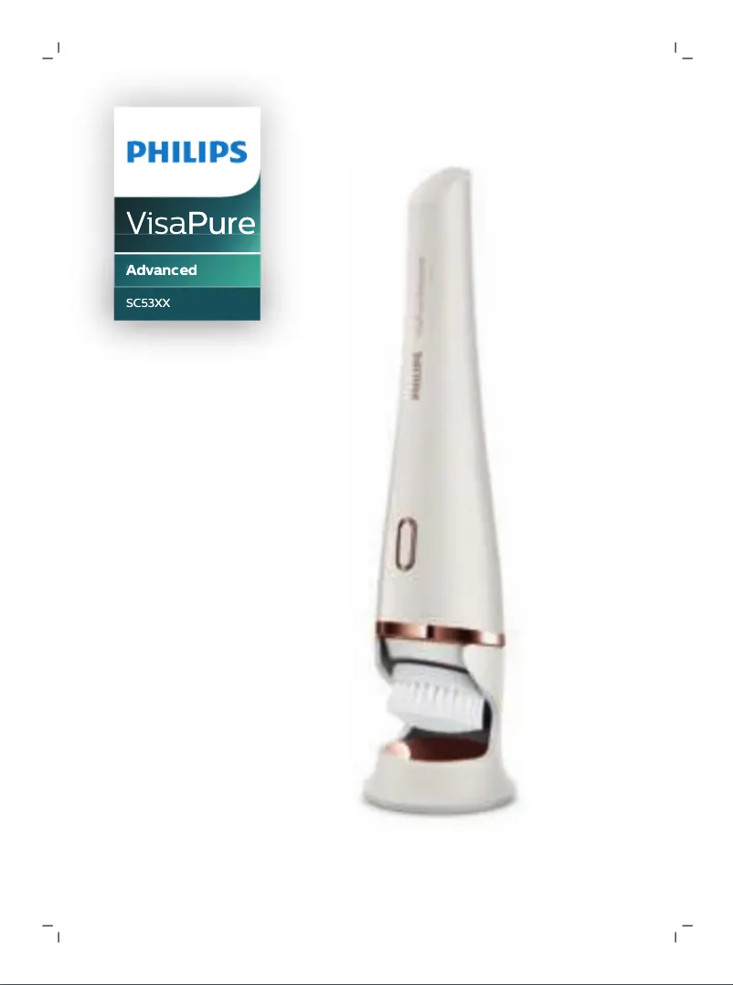 Image de la première page du manuel de l'appareil VisaPure Advanced SC5340