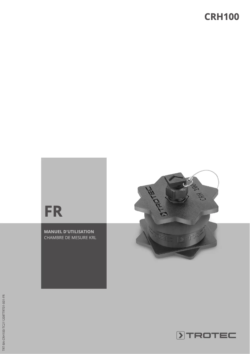 Página 1 del manual Manual de usuario Trotec CRH100