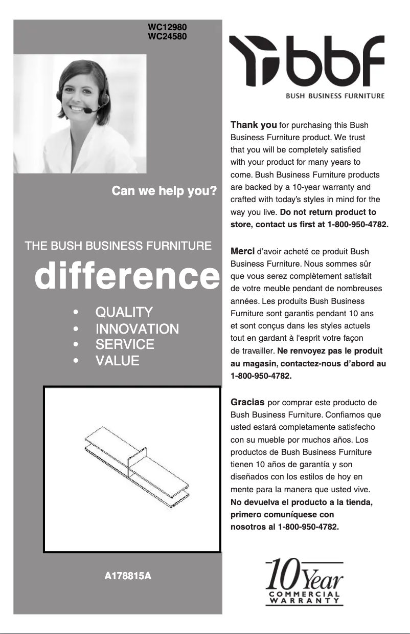 Page n°1 - Manuel utilisateur bbf Elite WC24580