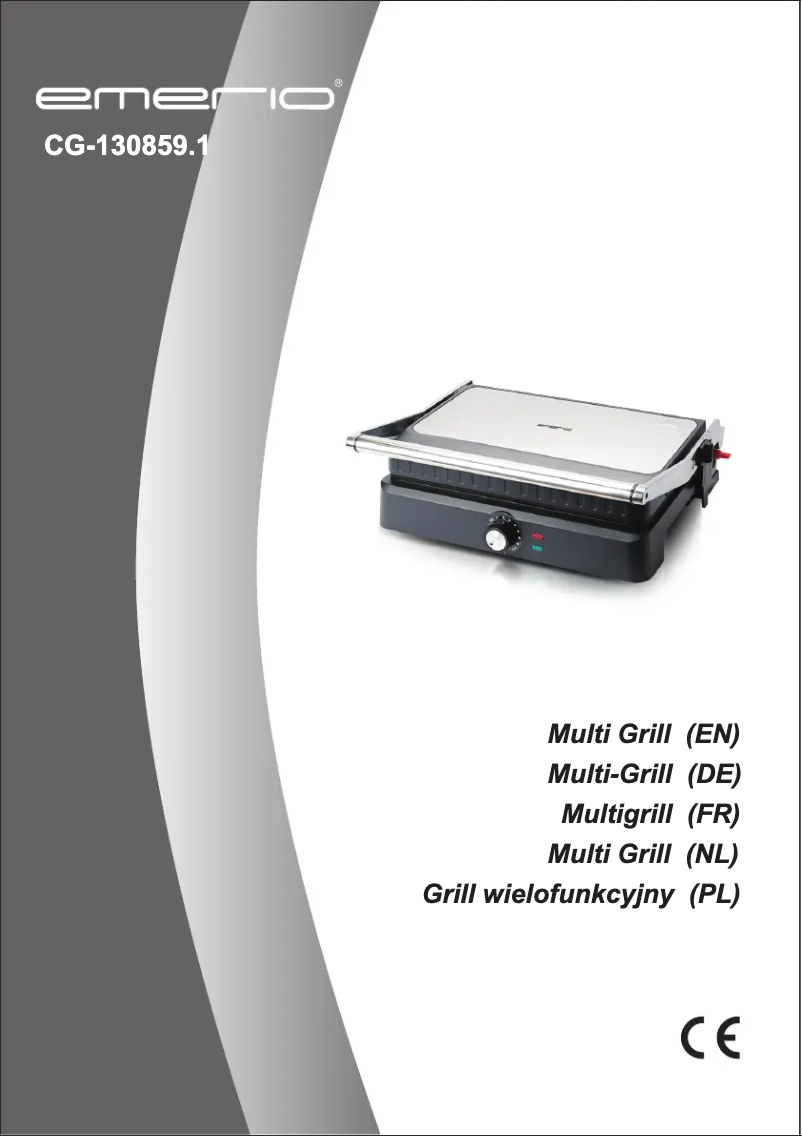 Image de la première page du manuel de l'appareil CG-130859.1