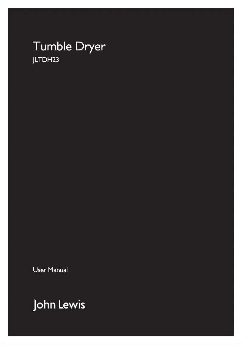 Página 1 del manual Manual de usuario John Lewis JLTDH 23