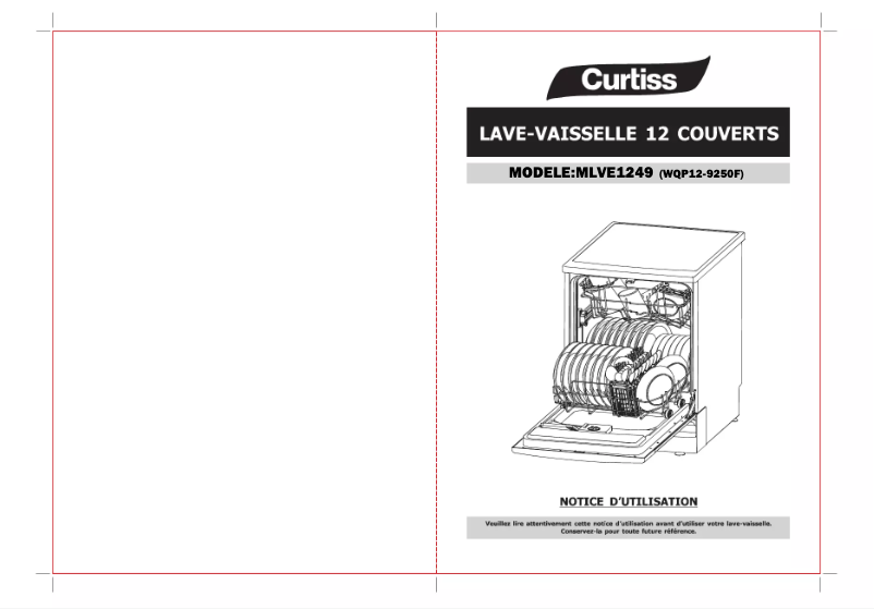 Page n°1 - Manuel utilisateur Curtiss MLVE 1249