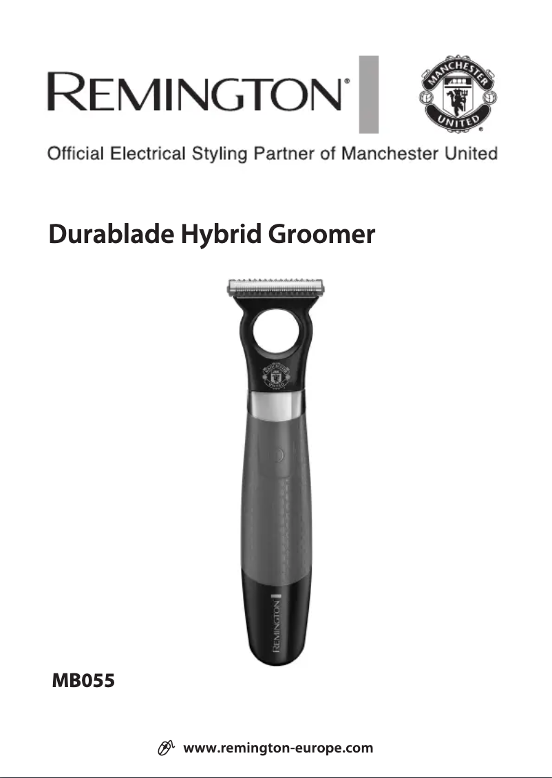 Page n°1 - Manuel utilisateur Remington Durablade Hybrid Groomer MB055
