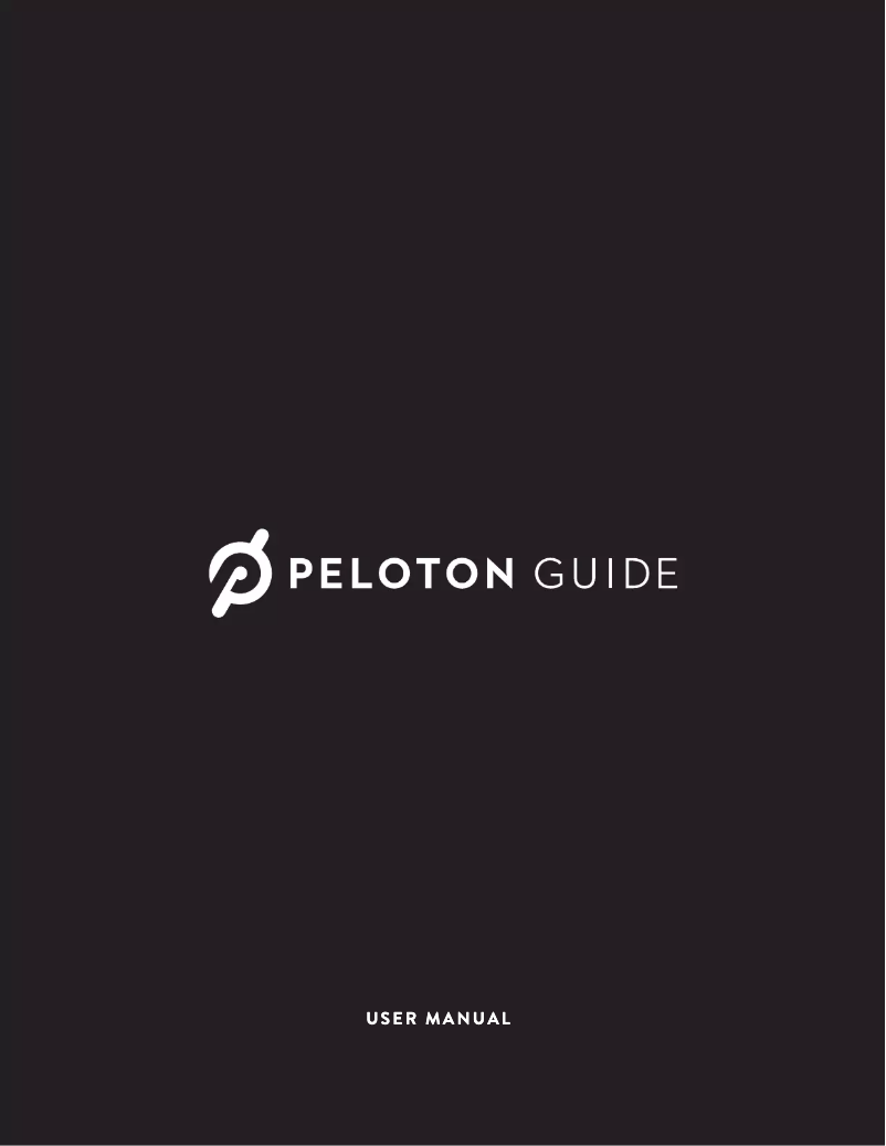 Image de la première page du manuel de l'appareil Guide