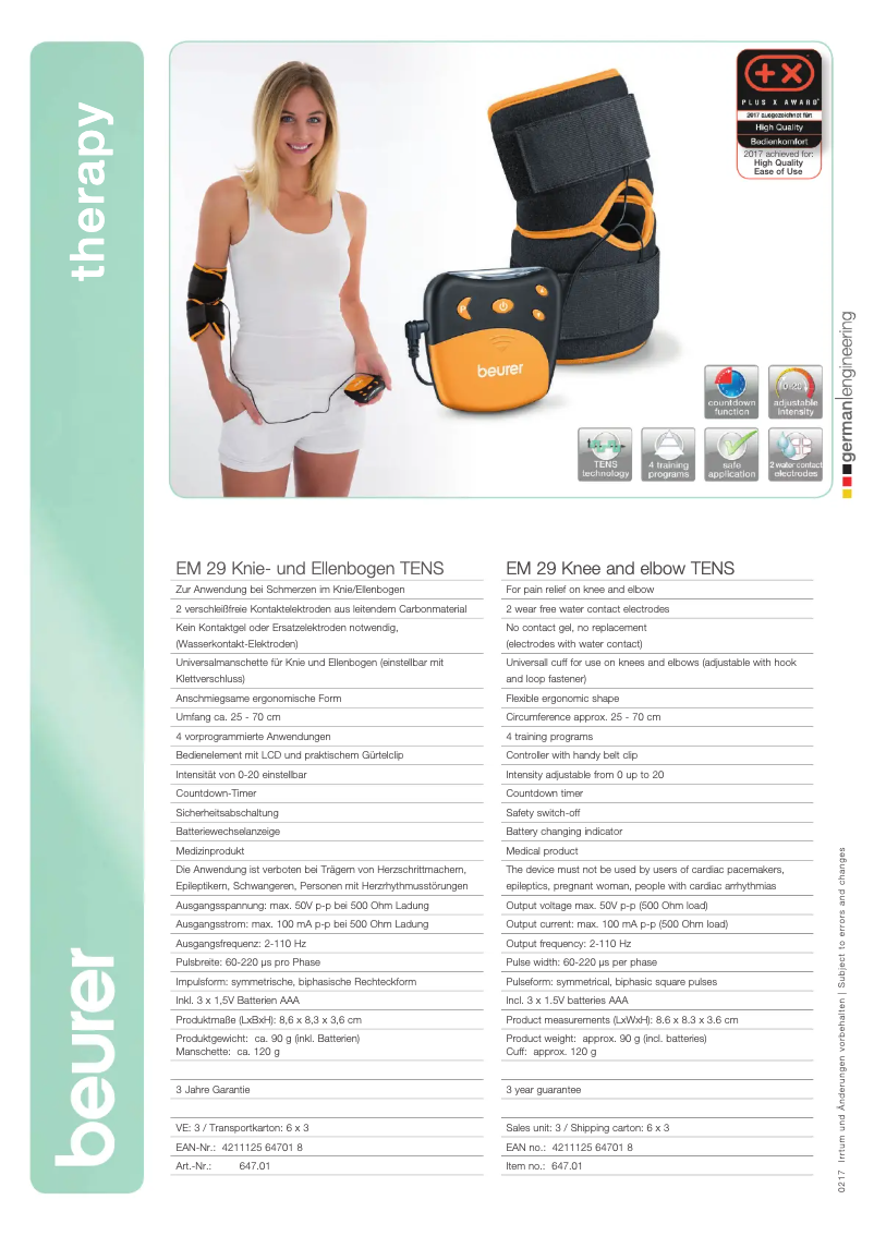 Image de la première page du manuel de l'appareil EM 29