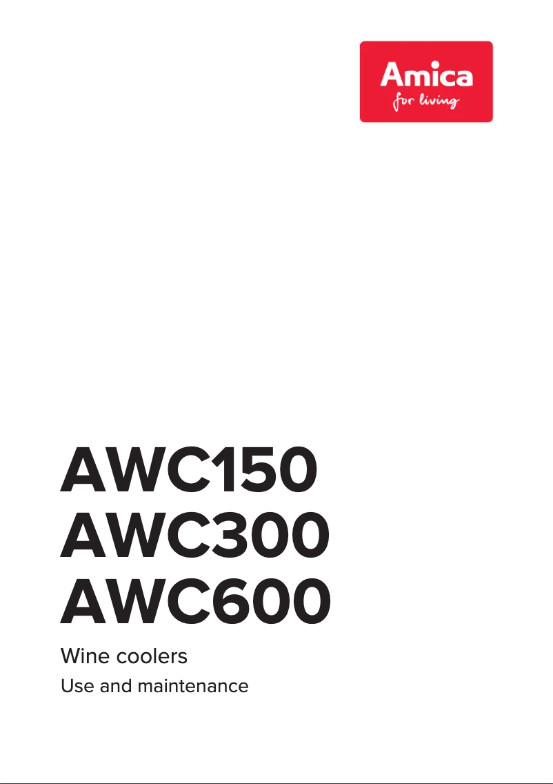 Página 1 del manual Manual de usuario Amica AWC150