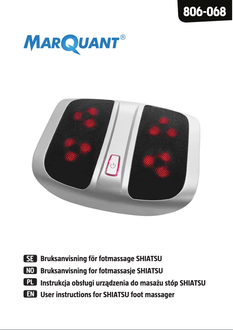 Page n°1 - Manuel utilisateur Marquant 806-068