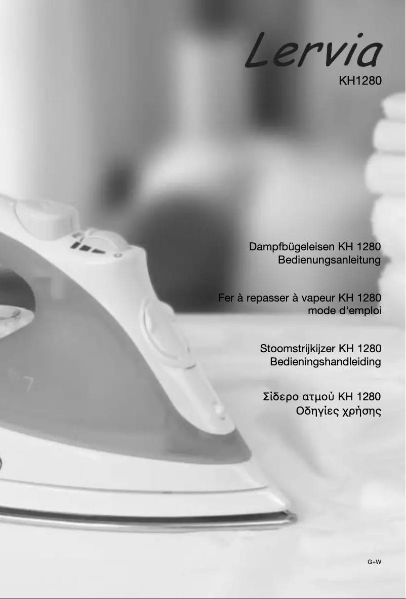 Image de la première page du manuel de l'appareil KH 1280