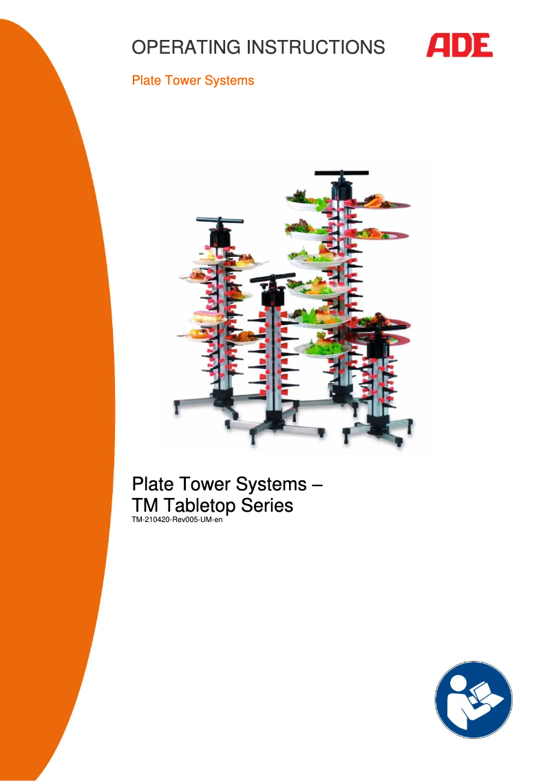 Image de la première page du manuel de l'appareil TM-210420