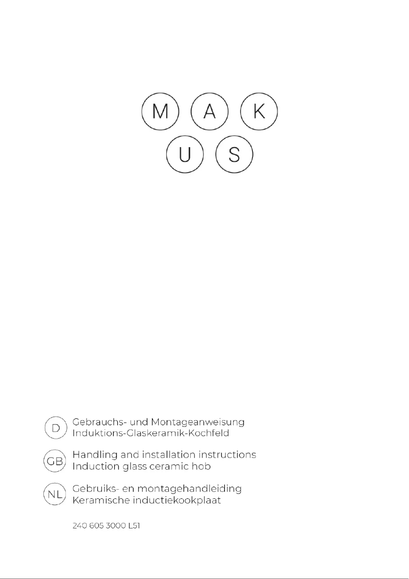 Page 1 de la notice Manuel utilisateur Makus Honeycomb