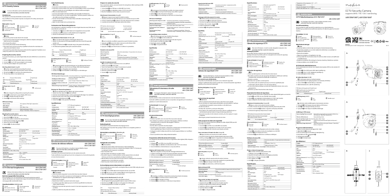 Page 1 de la notice Manuel utilisateur Nedis 4IN1CBW10WT