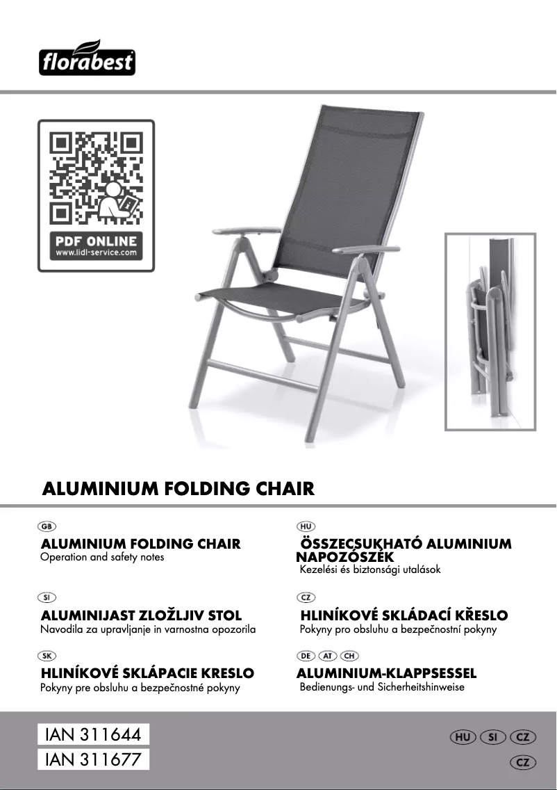 Page 1 of the manual User Manual Florabest IAN 311644