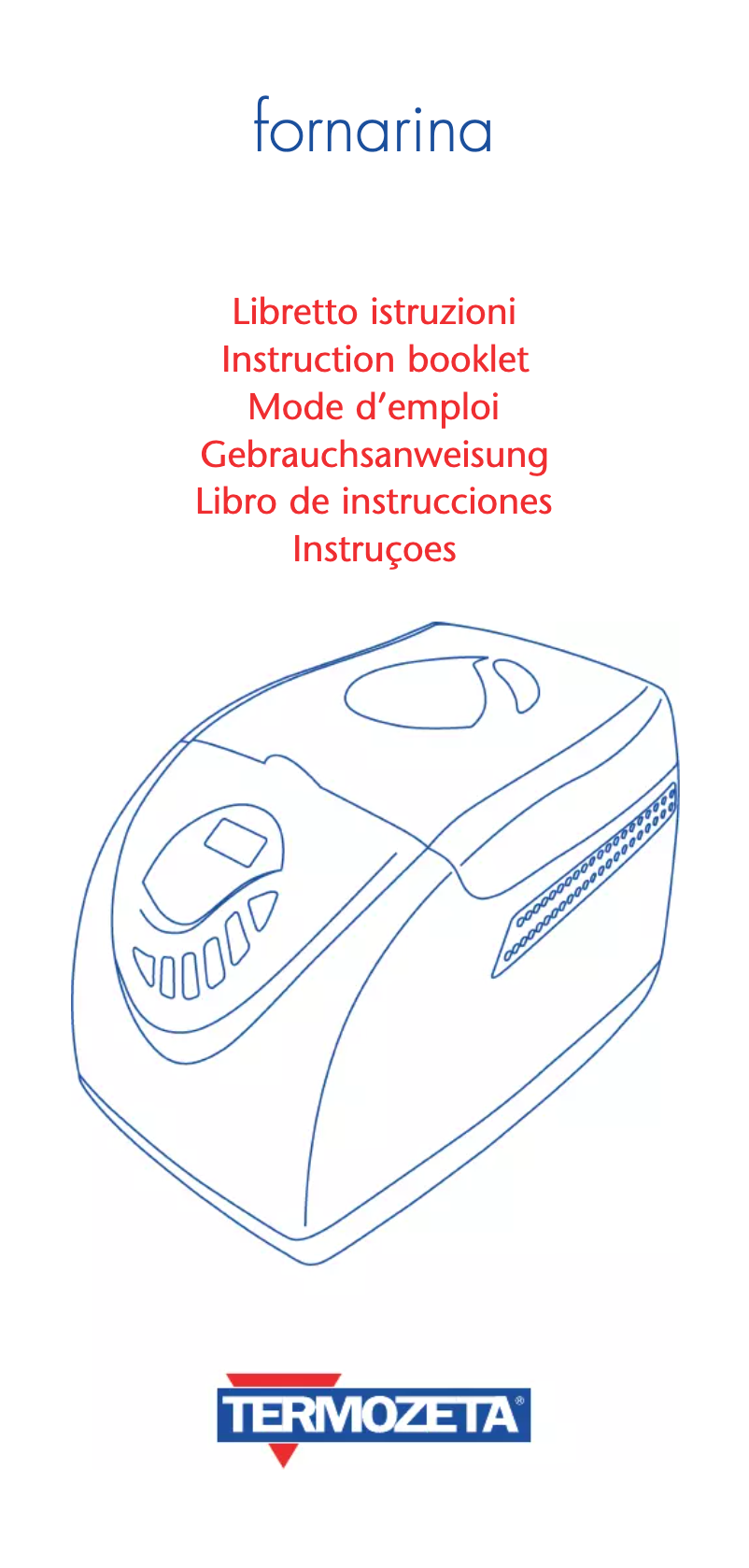 Imagen de la primera página del manual del dispositivo Fornarina 73980