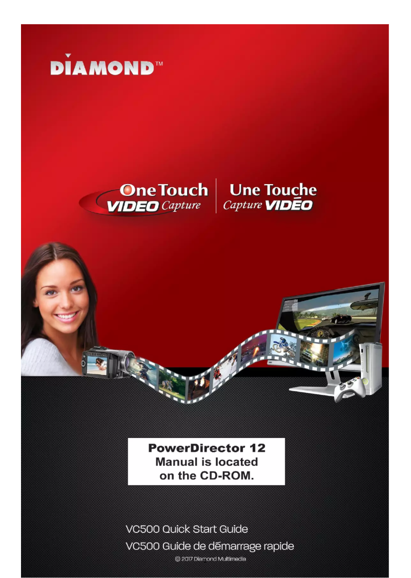Page n°1 - Manuel utilisateur Diamond VC500