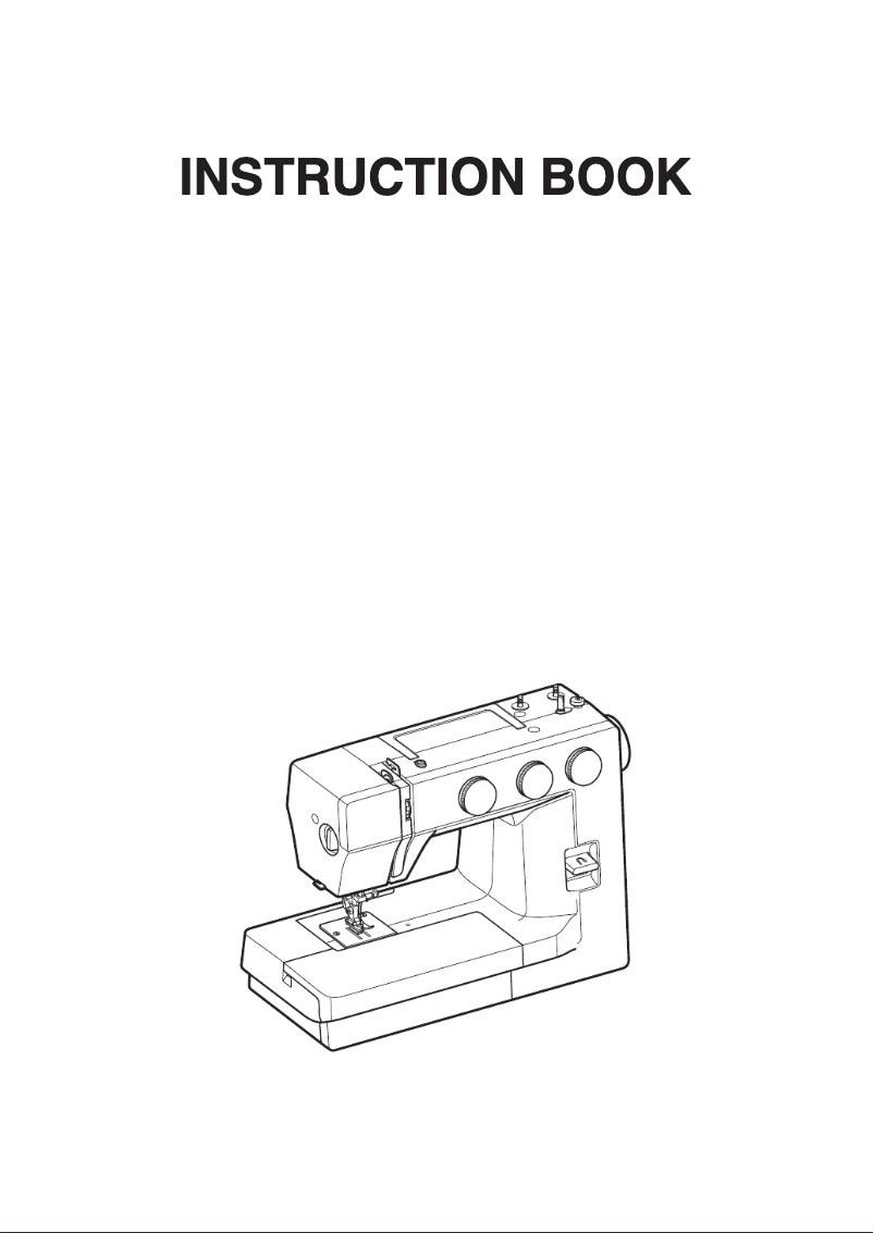 Page n°1 - Manuel utilisateur Janome 1522PG