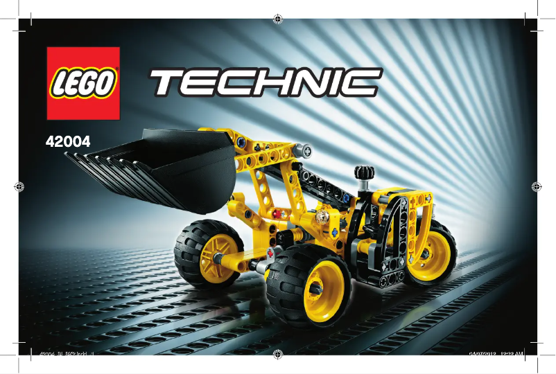 Page 1 de la notice Manuel utilisateur Lego Mini Backhoe Loader