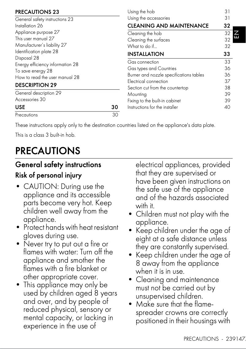 Página 1 del manual Manual de usuario Smeg SR364SA