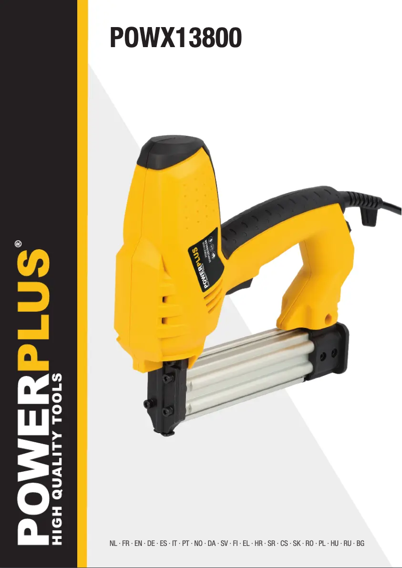 Image de la première page du manuel de l'appareil POWX13800