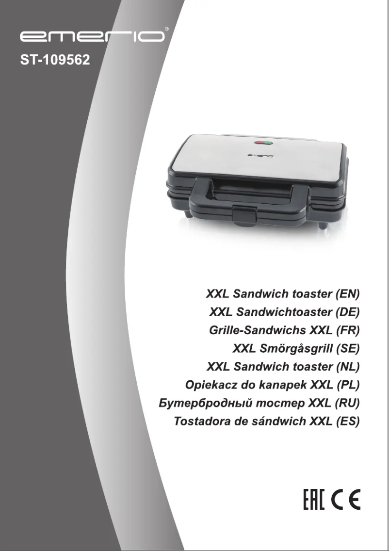 Page n°1 - Manuel utilisateur Emerio ST-109562