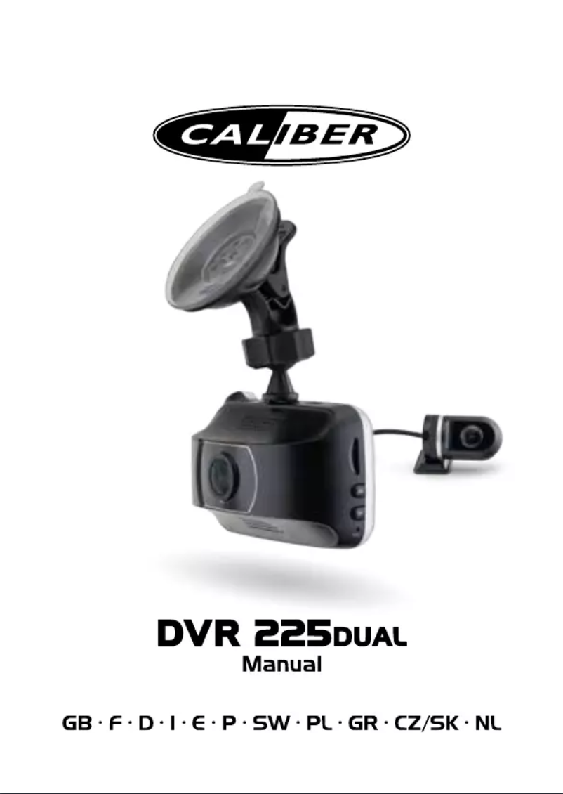 Image de la première page du manuel de l'appareil DVR225Dual
