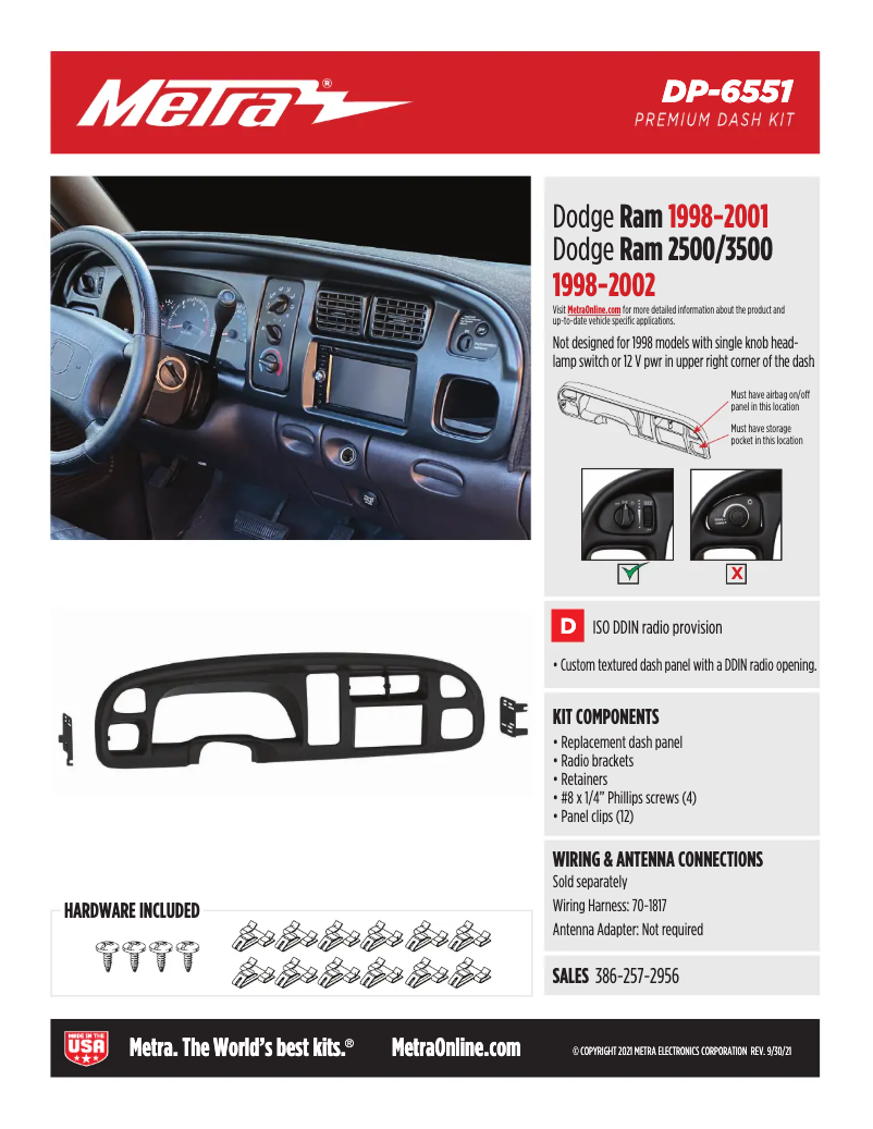 Image de la première page du manuel de l'appareil DP-6551