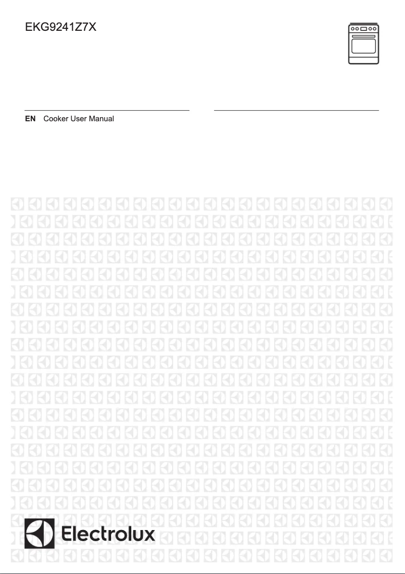 Image de la première page du manuel de l'appareil EKG9241Z7X