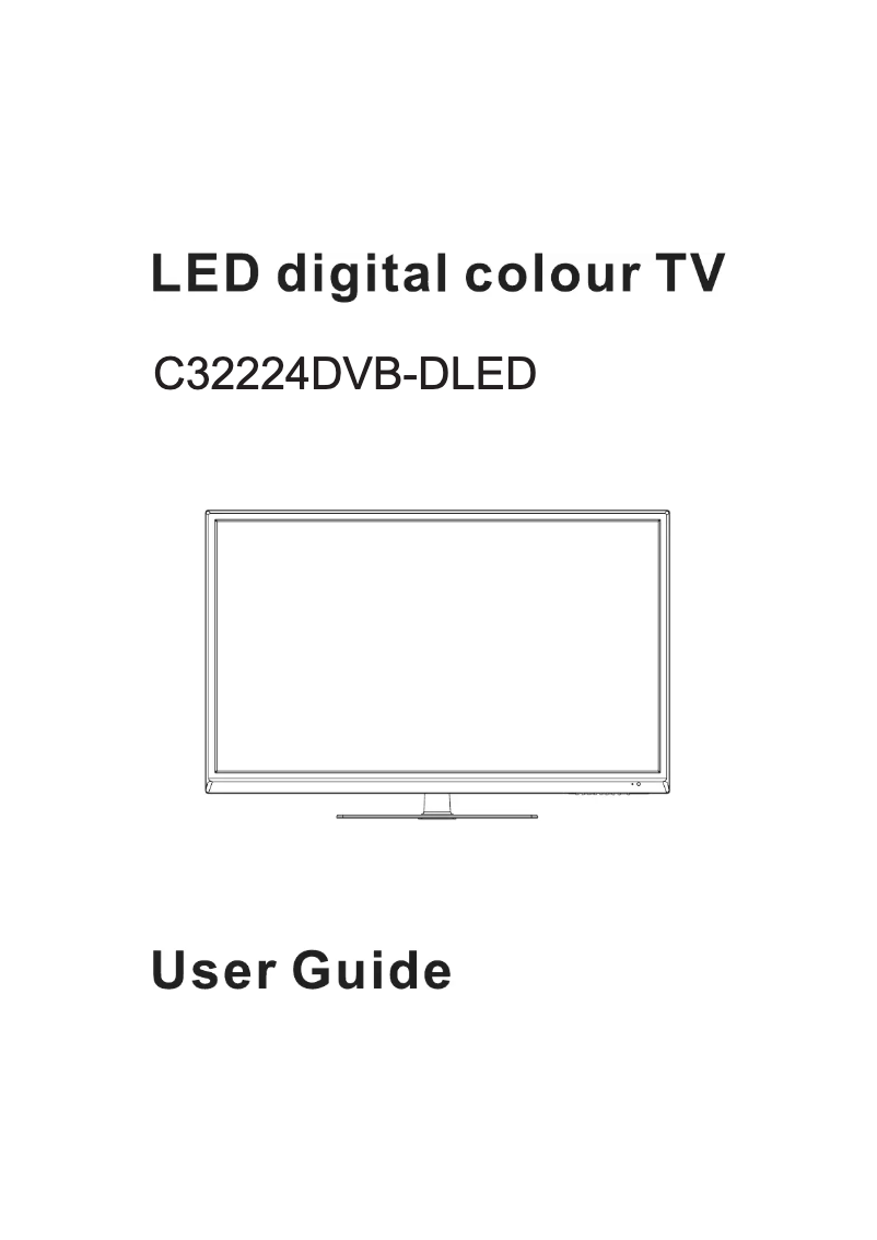 Page n°1 - Manuel utilisateur Cello C32224DVB