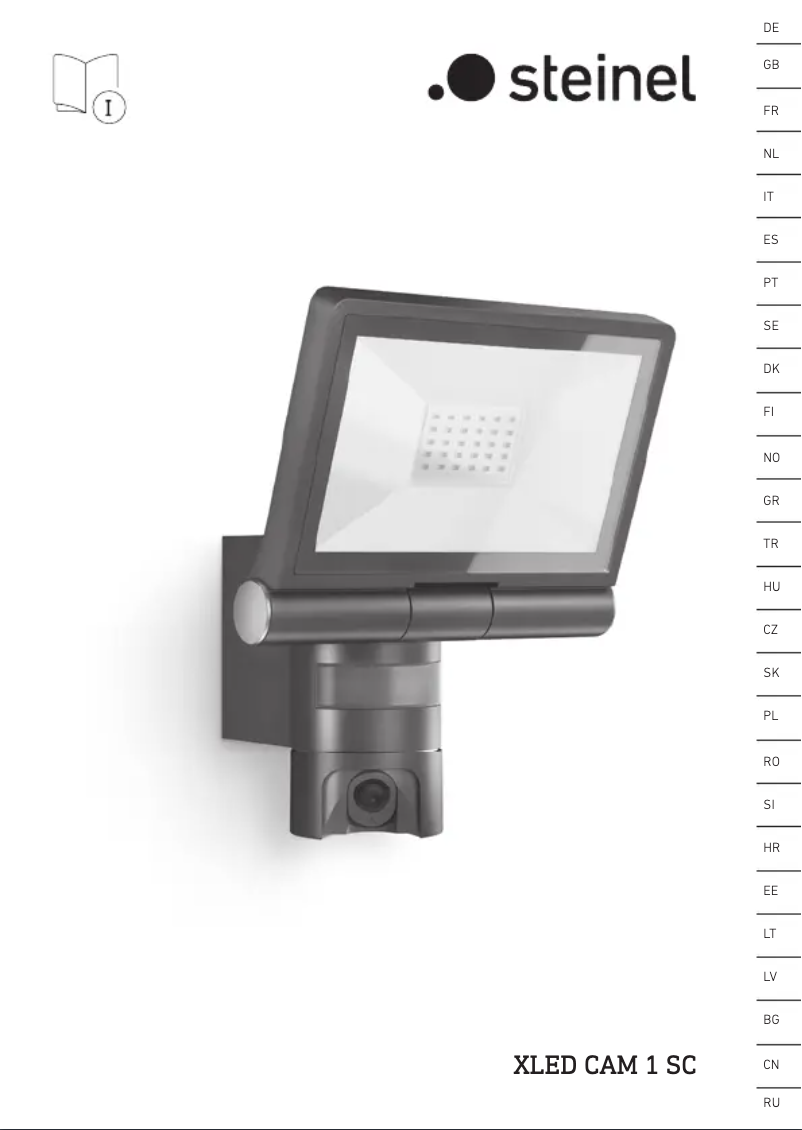 Page 1 de la notice Manuel utilisateur Steinel XLED CAM1 SC
