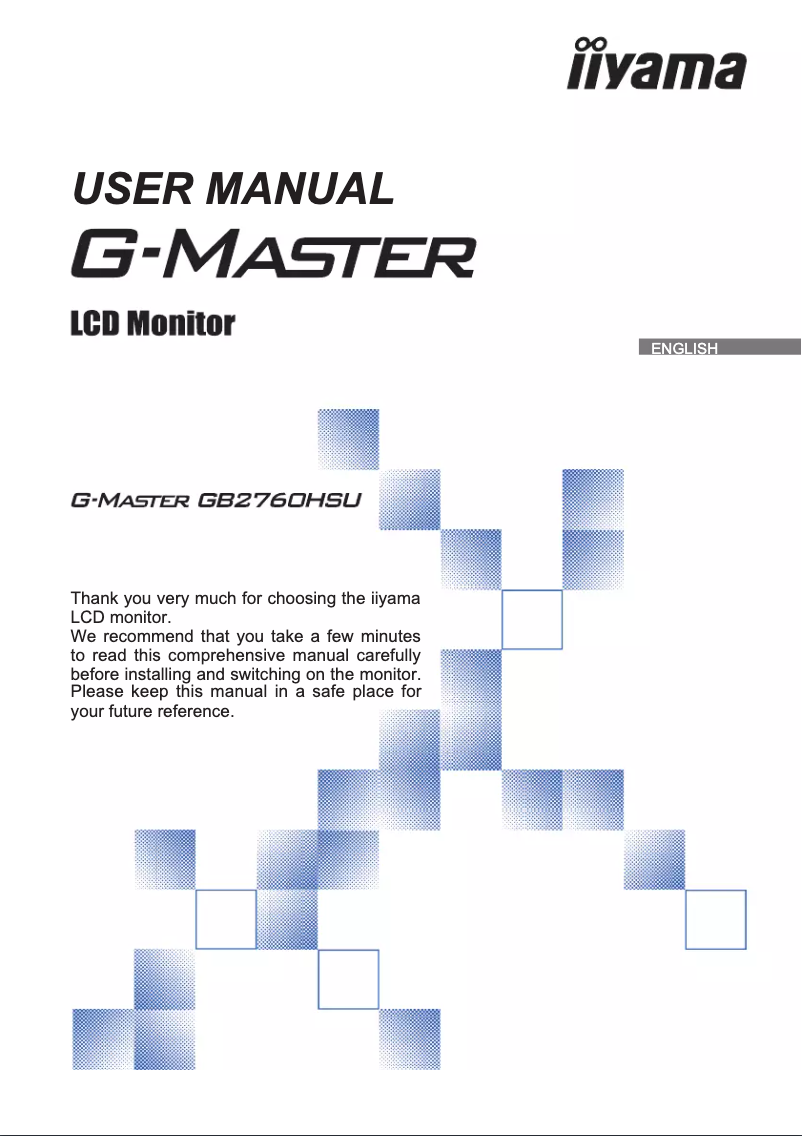 Página 1 del manual Manual de usuario Iiyama G-MASTER GB2760QSU