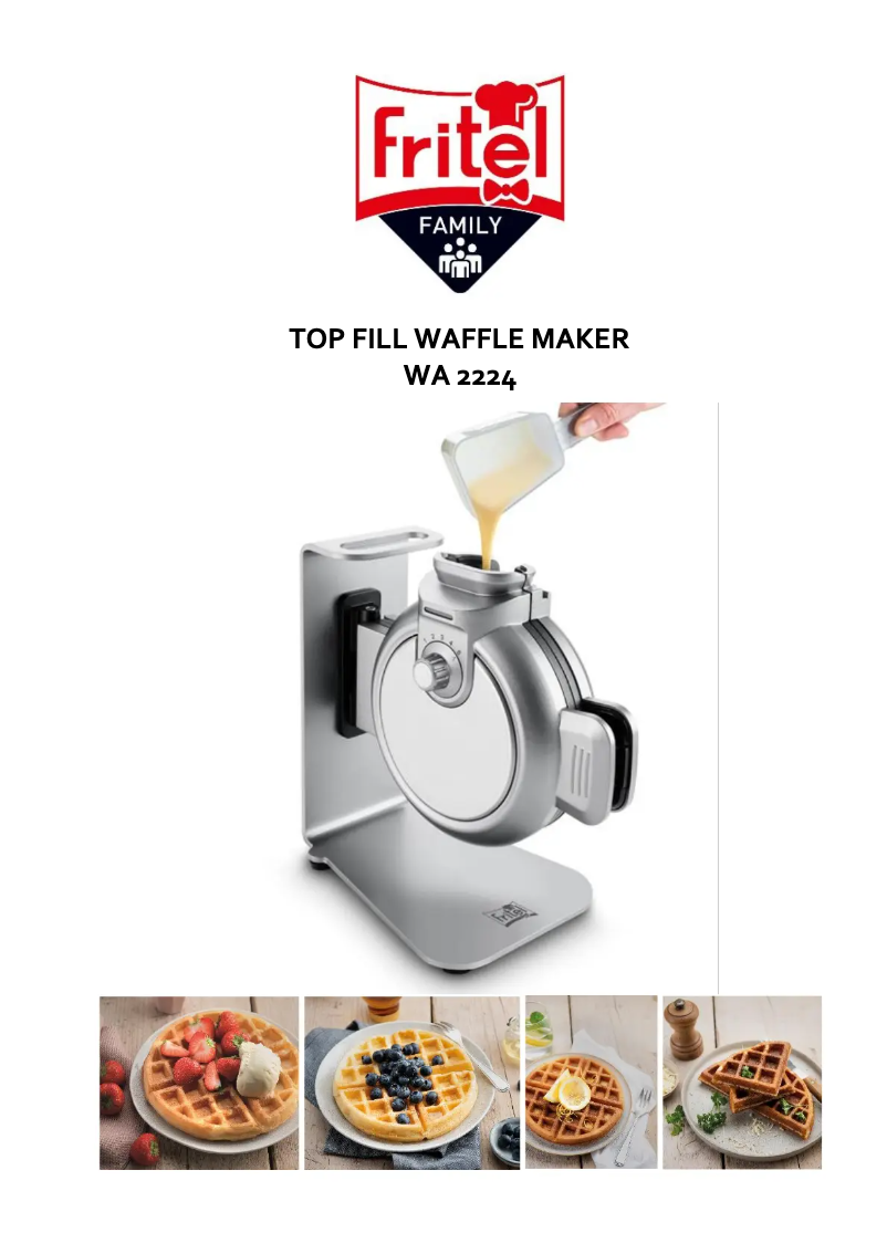 Page 1 de la notice Manuel utilisateur Fritel WA2224