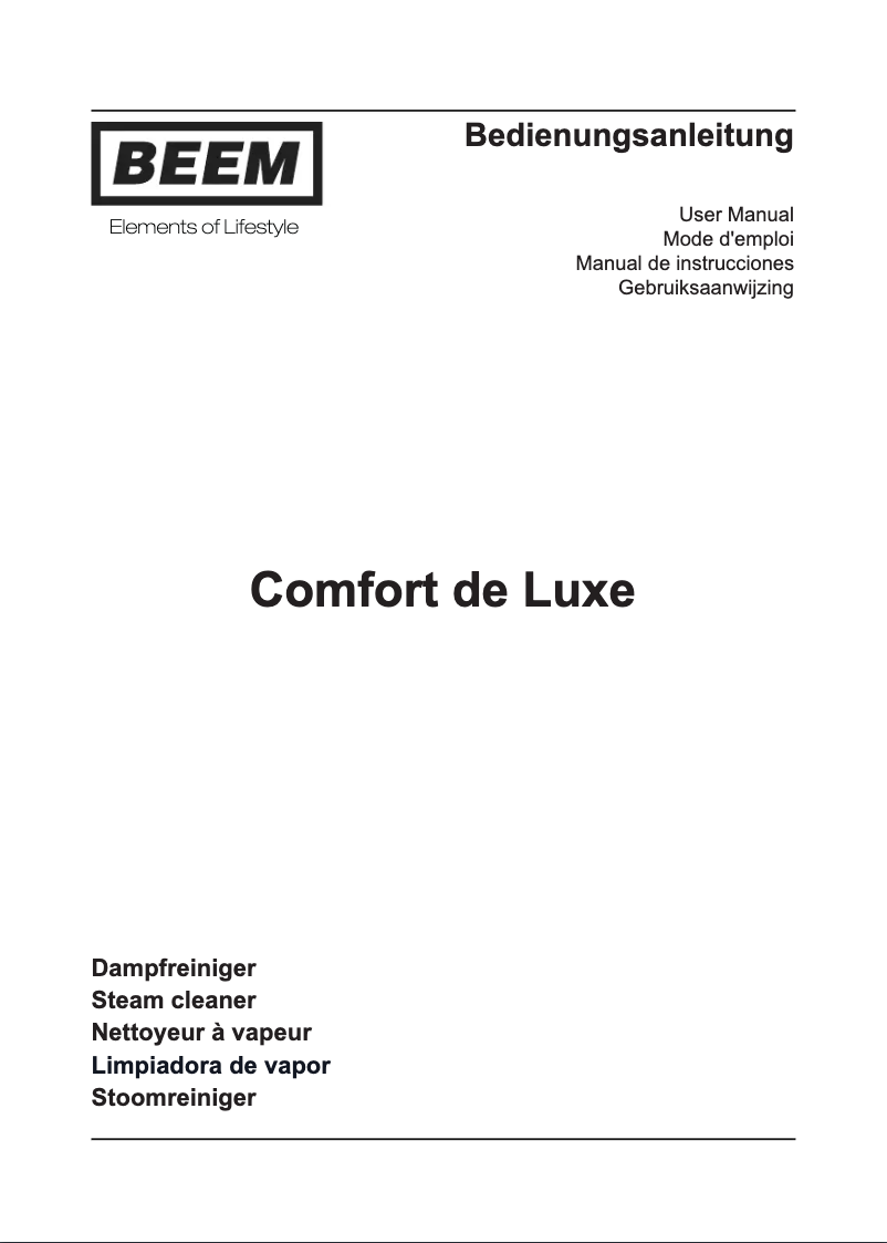 Página 1 del manual Manual de usuario BEEM Comfort de Luxe