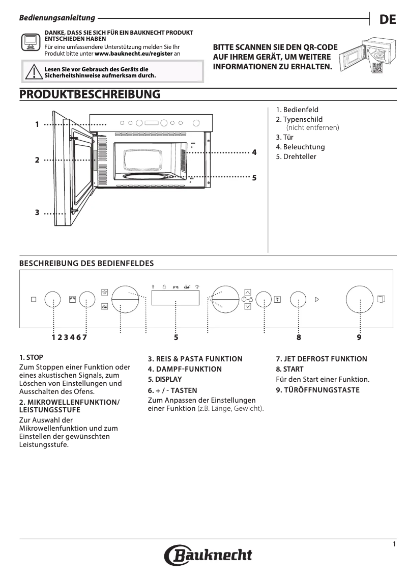 Image de la première page du manuel de l'appareil EMNK5 2238 ES