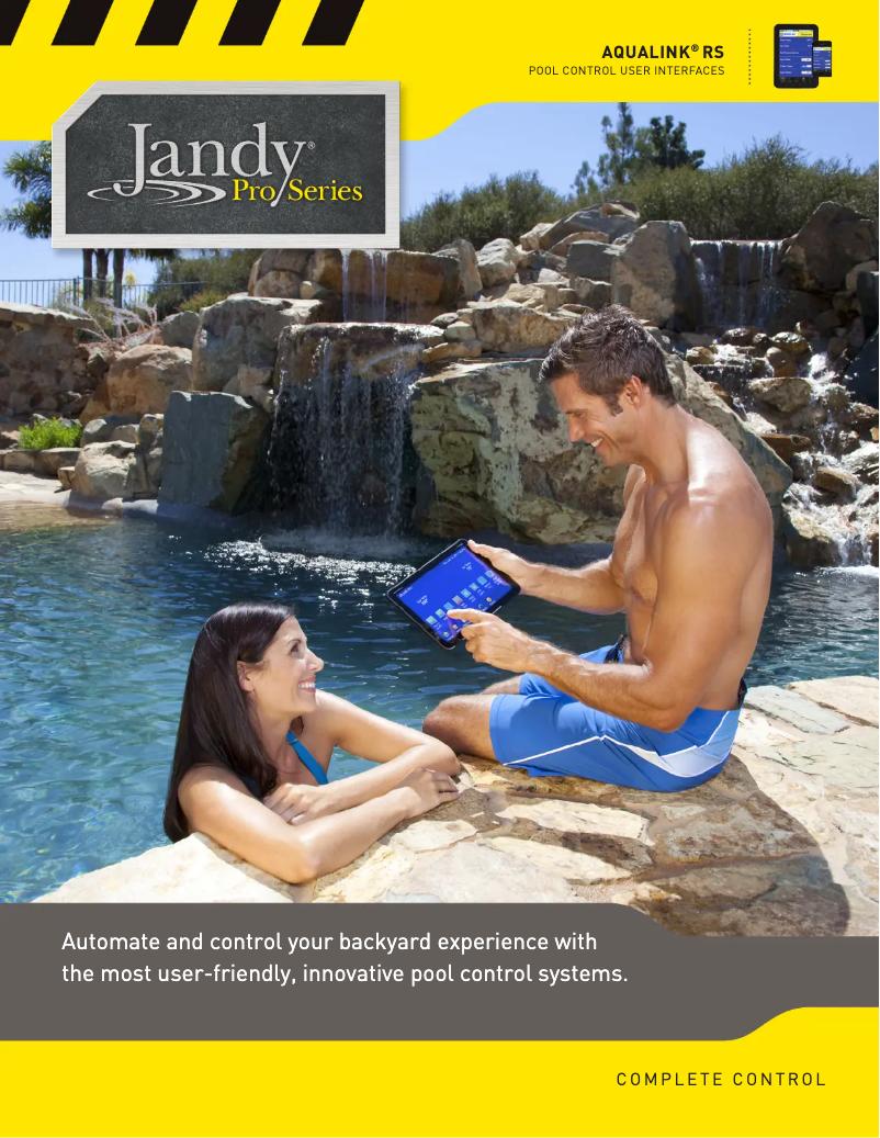 Image de la première page du manuel de l'appareil AquaLink RS All Button