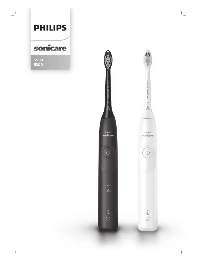 Page n°1 - Manuel utilisateur Philips Sonicare 5500 HX7119