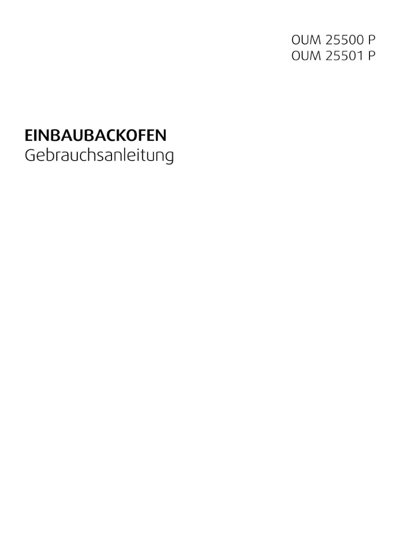 Page 1 de la notice Manuel utilisateur Beko OUM 25501